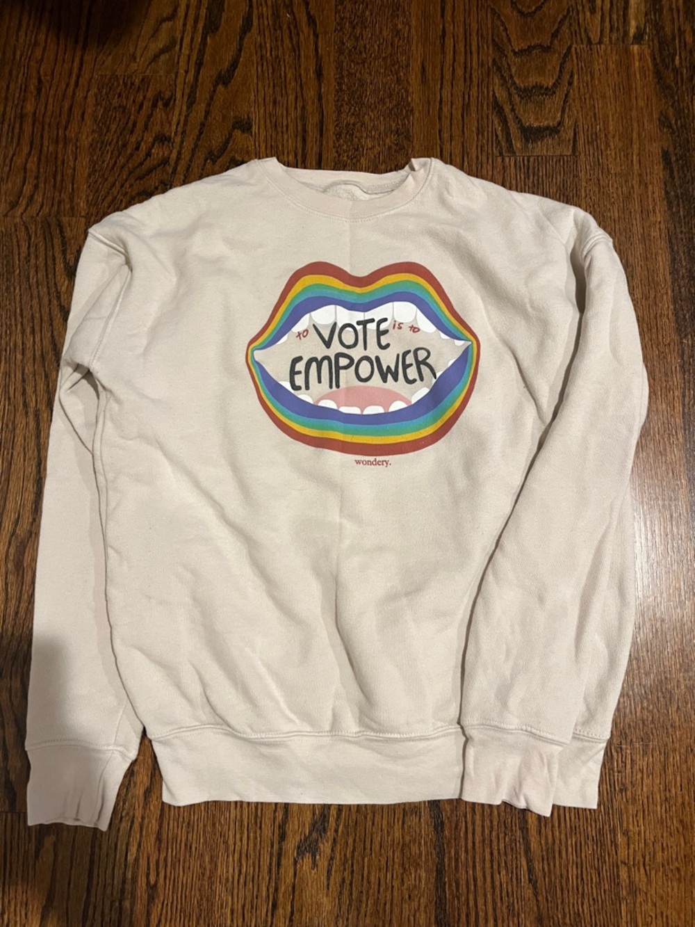 “To vote is to empower” sweatshirt